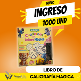 PACK 4 LIBRO DE CALIGRAFIA MAGICA